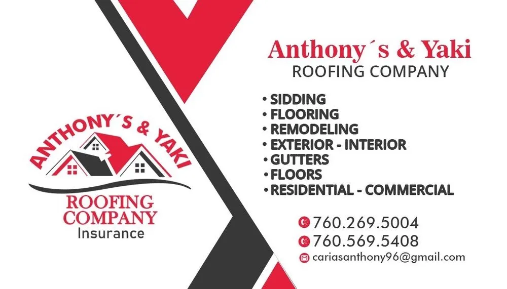 Slide of Anthony's & Yaki Roofing