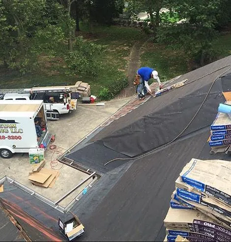 Slide of Antietam Roofing