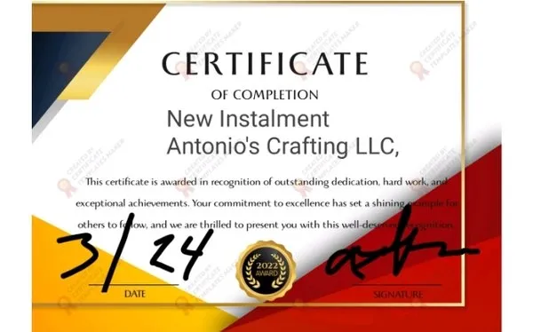 Antonio's Crafting Logo