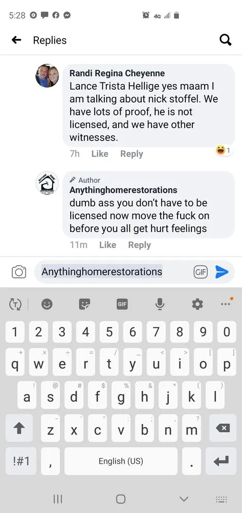 Slide of Anything Home Restorations