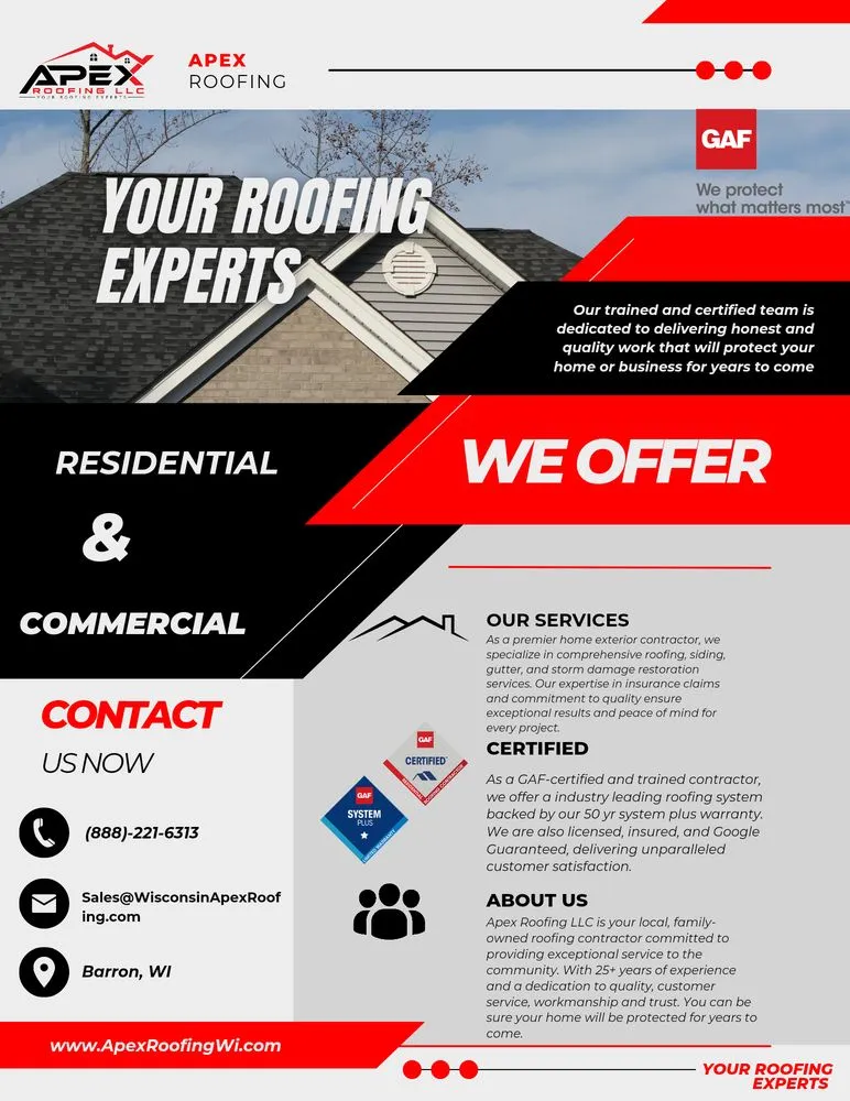 Slide of Apex Roofing