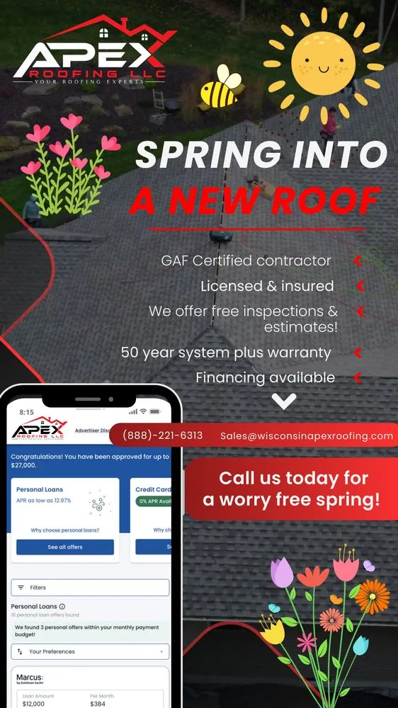 Slide of Apex Roofing