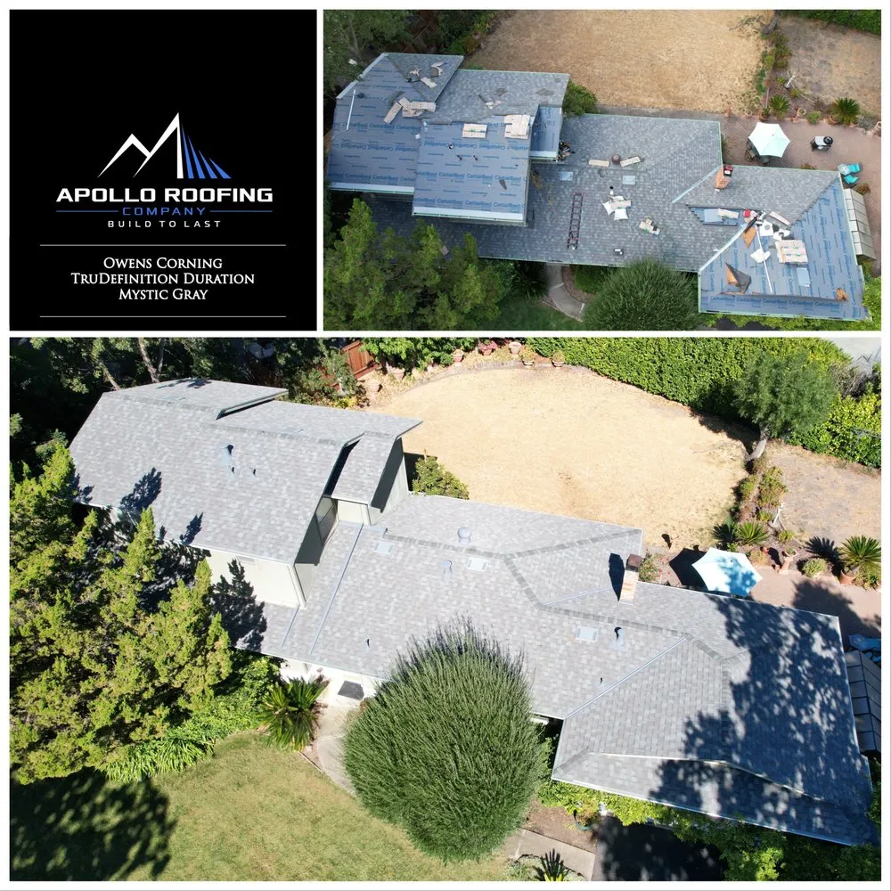 Slide of Apollo Roofing Company