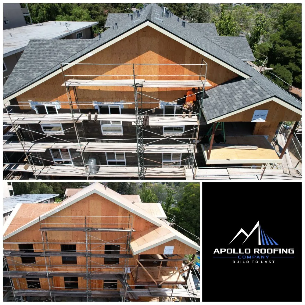 Slide of Apollo Roofing Company