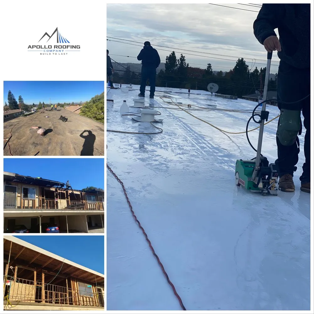 Slide of Apollo Roofing Company