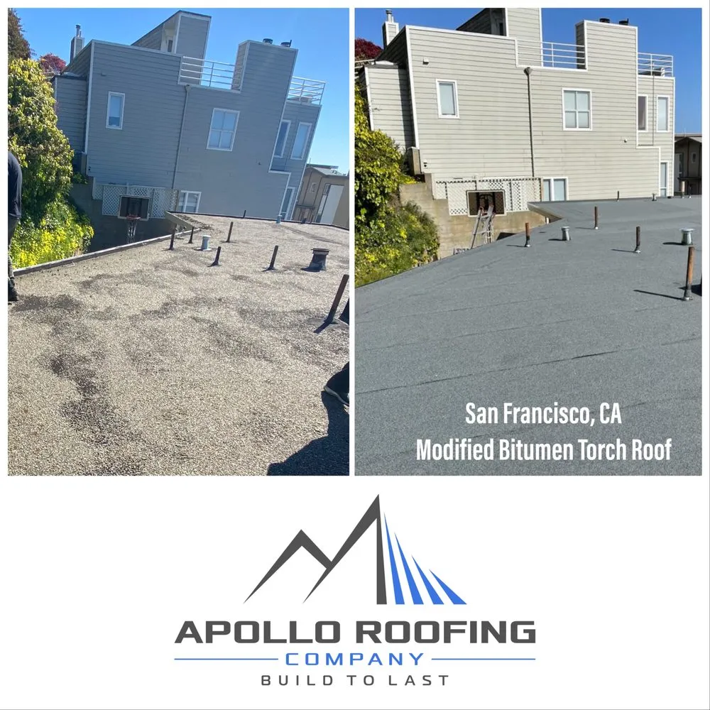 Slide of Apollo Roofing Company