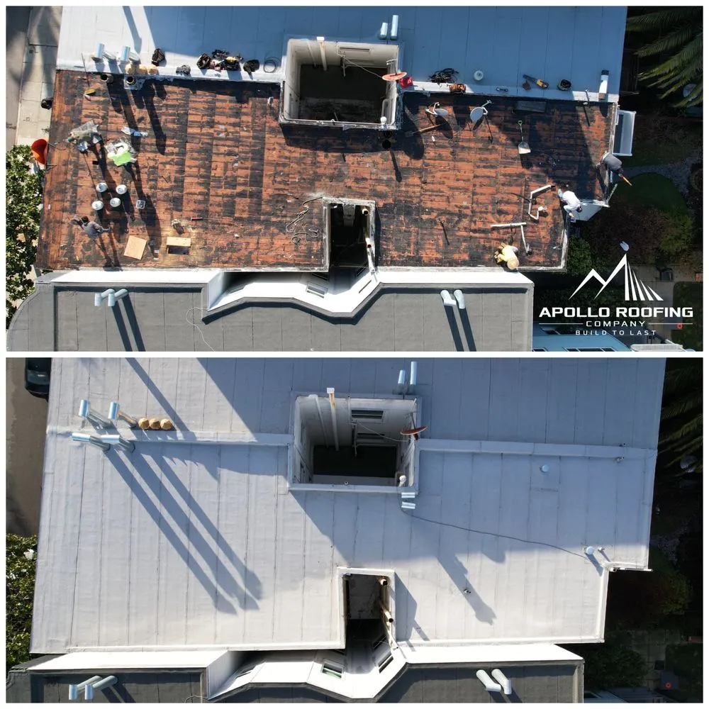 Slide of Apollo Roofing Company