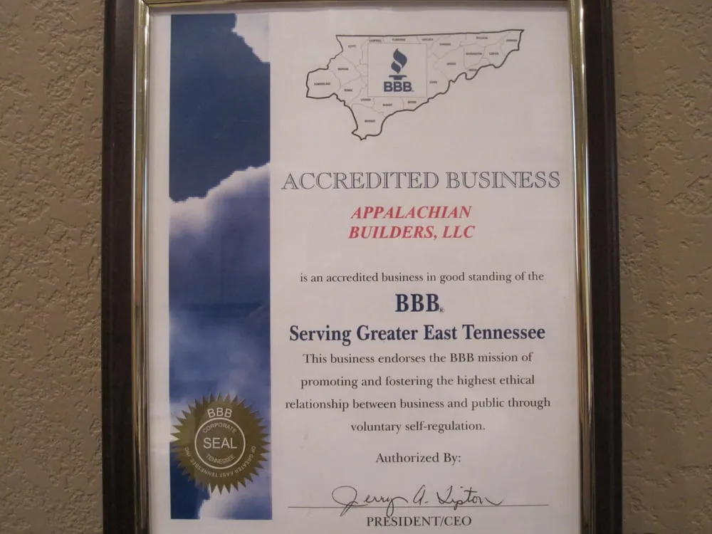 Slide of Appalachian Builders