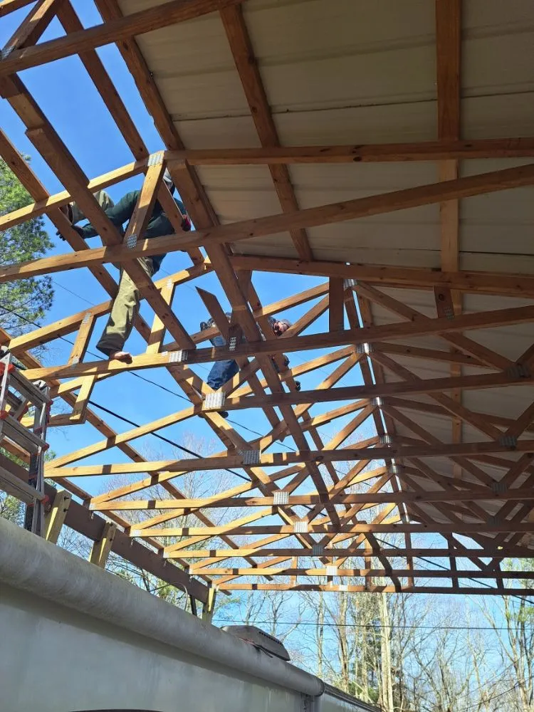 Trusted storm damage roof repair experts serving Cherry Log, GA - Appalachian Rustics