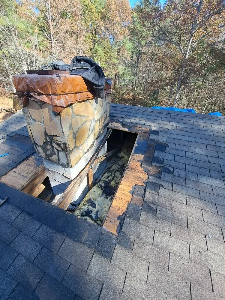 Local storm damage roof repair for homes in Cherry Log, GA by Appalachian Rustics