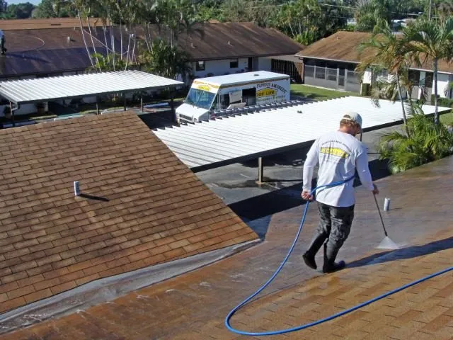 Slide of Appel Roof Cleaning