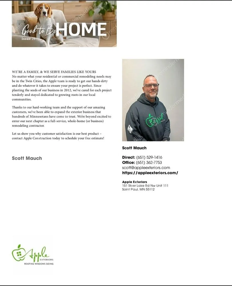 Slide of Apple Exteriors & Remodeling