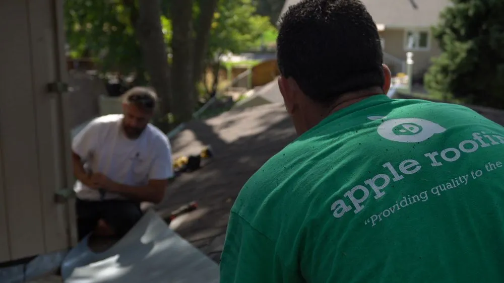 Slide of Apple Roofing