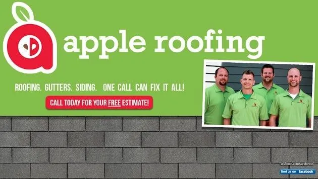 Slide of Apple Roofing