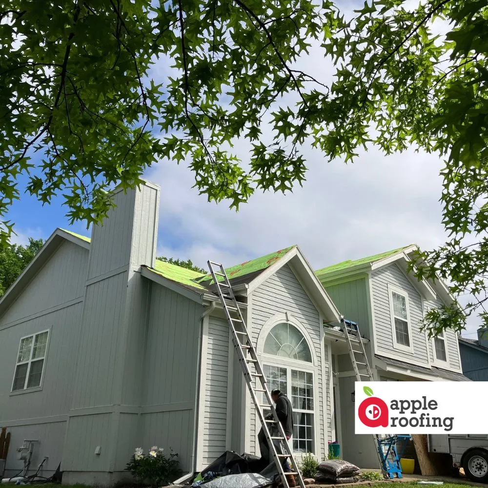 Local roof inspection for residential properties in St. Peters, MO by Apple Roofing