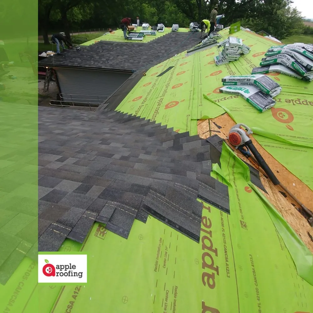 Slide of Apple Roofing