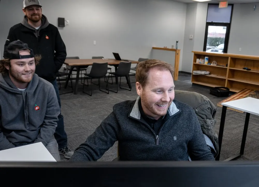 Slide of Apple Roofing