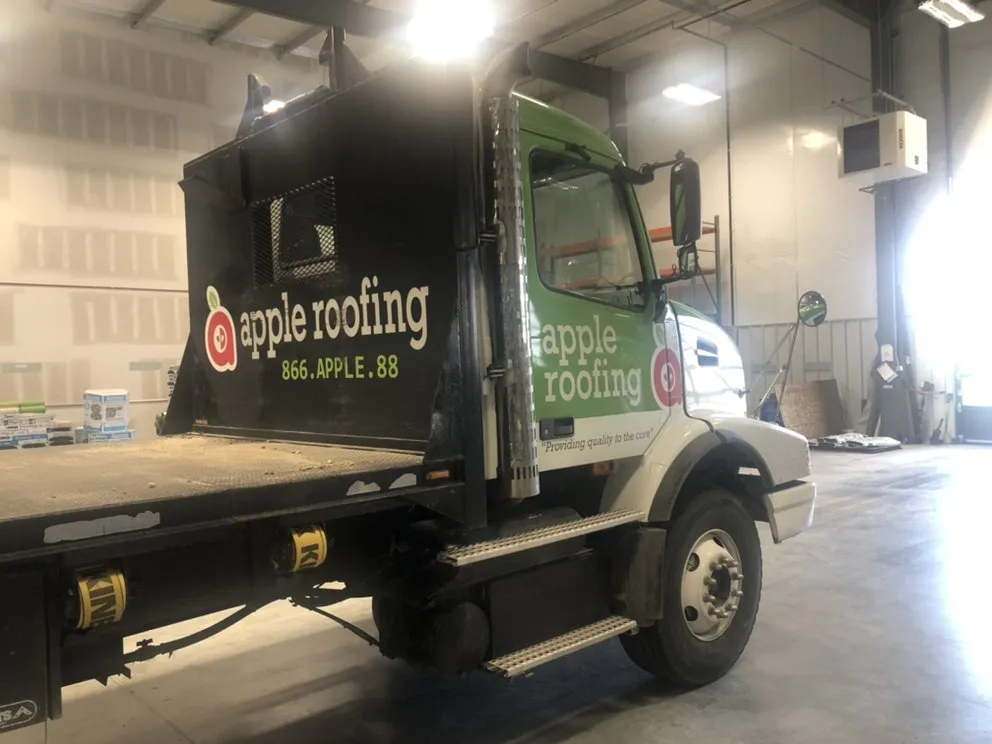 Slide of Apple Roofing