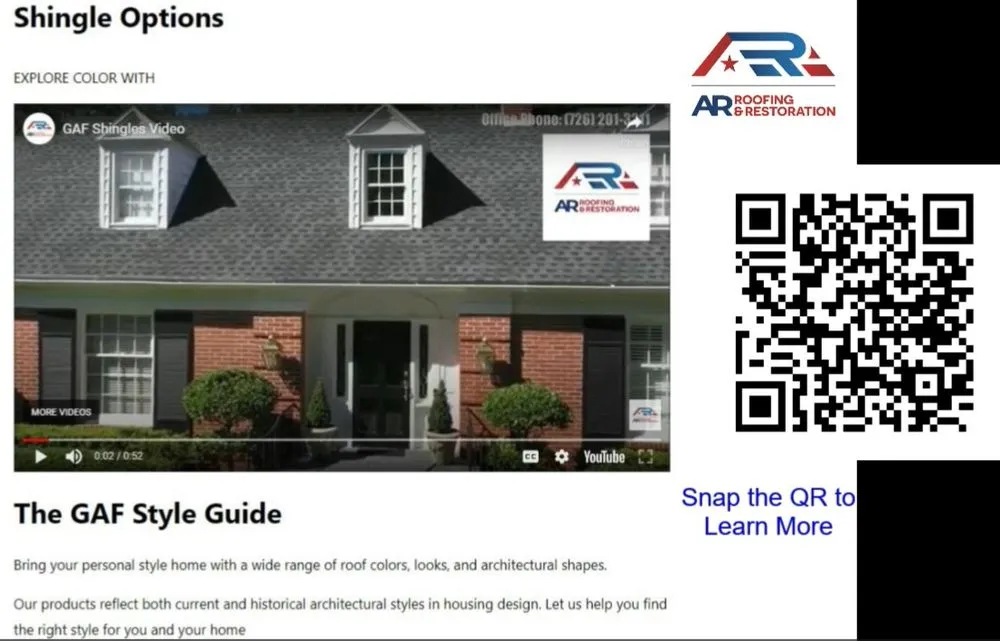 Slide of AR Roofing Restoration