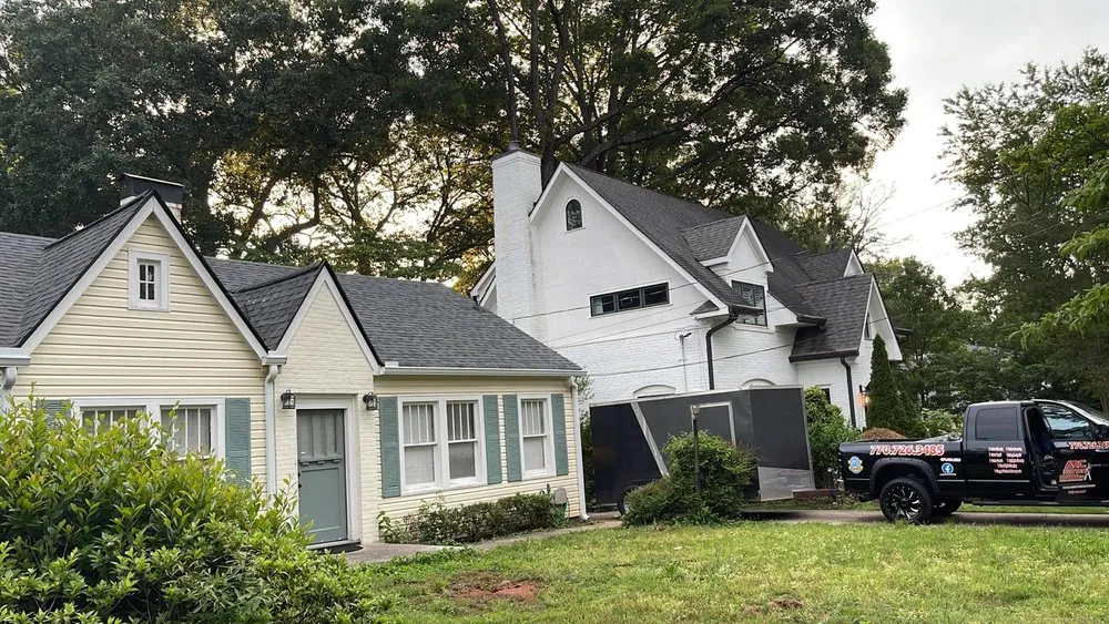 Slide of Arc Gutter Cleaning