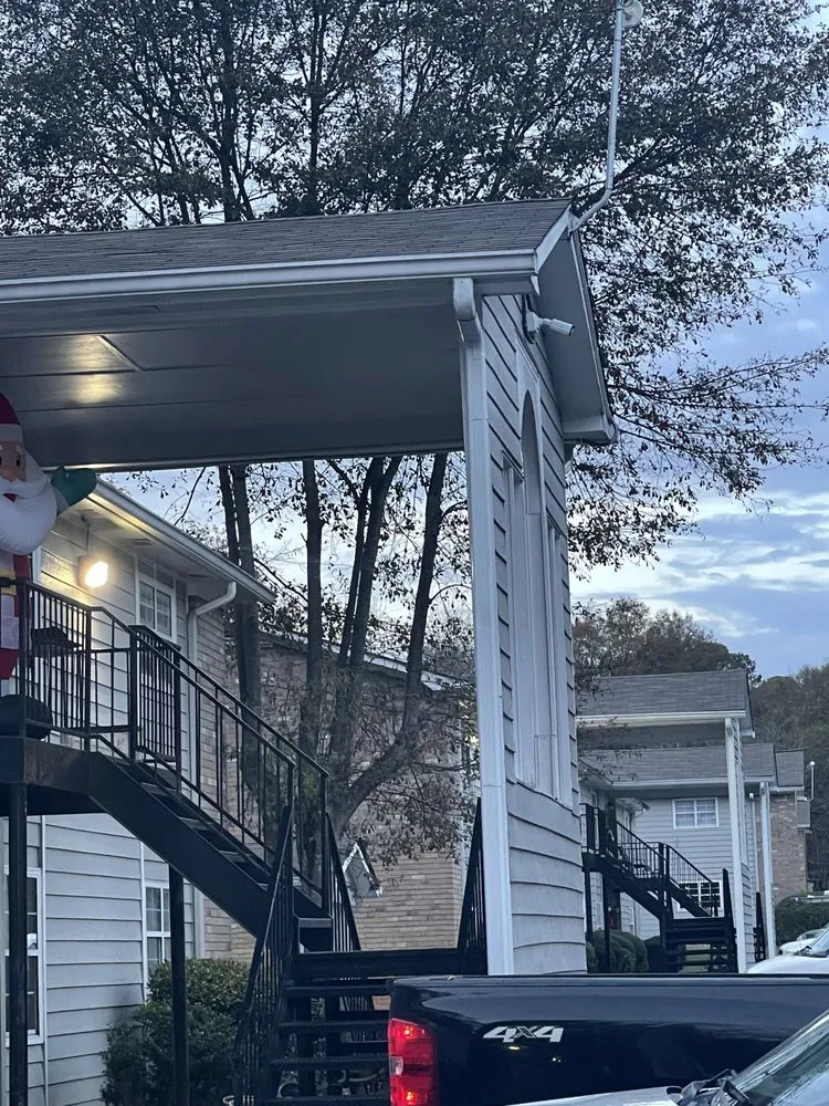 Slide of Arc Gutter Cleaning