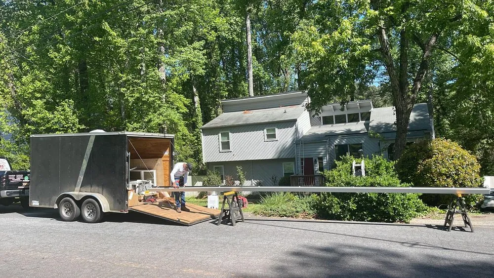 Slide of Arc Gutter Cleaning