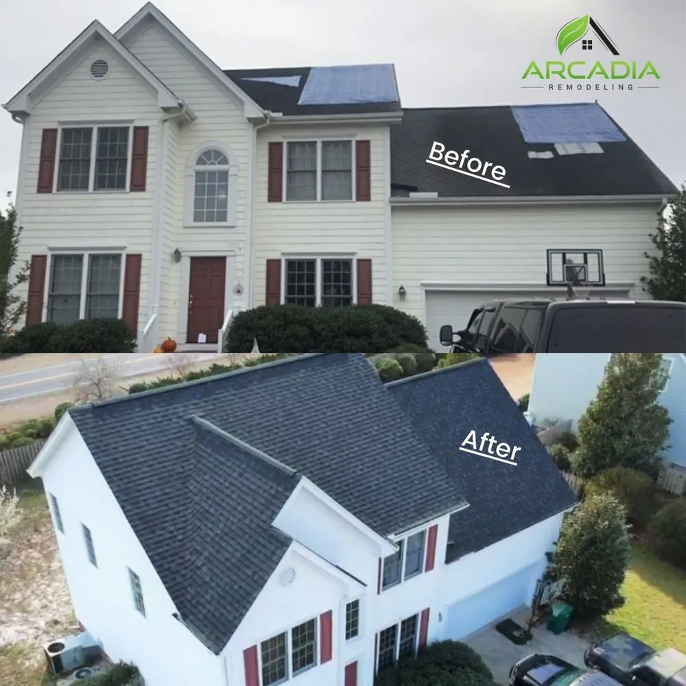 Slide of Arcadia Roofing and Siding