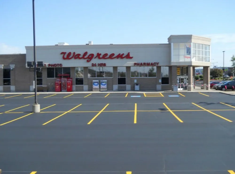 Slide of Archie's parking lot and maintenance