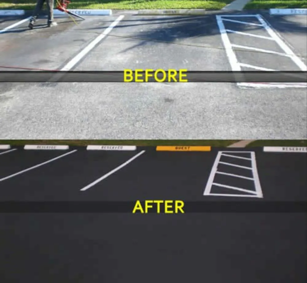 Slide of Archie's parking lot and maintenance