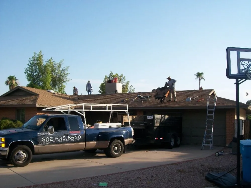 Slide of Arizona Roof Rescue
