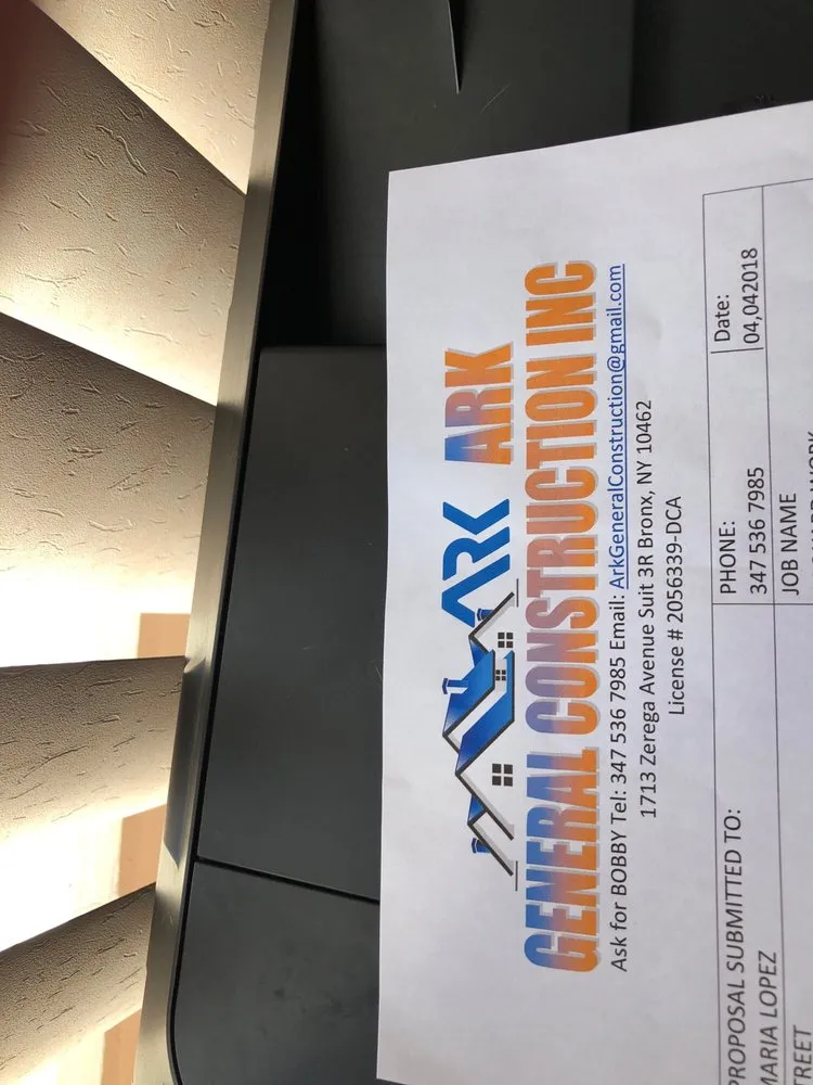 Slide of Ark general construction