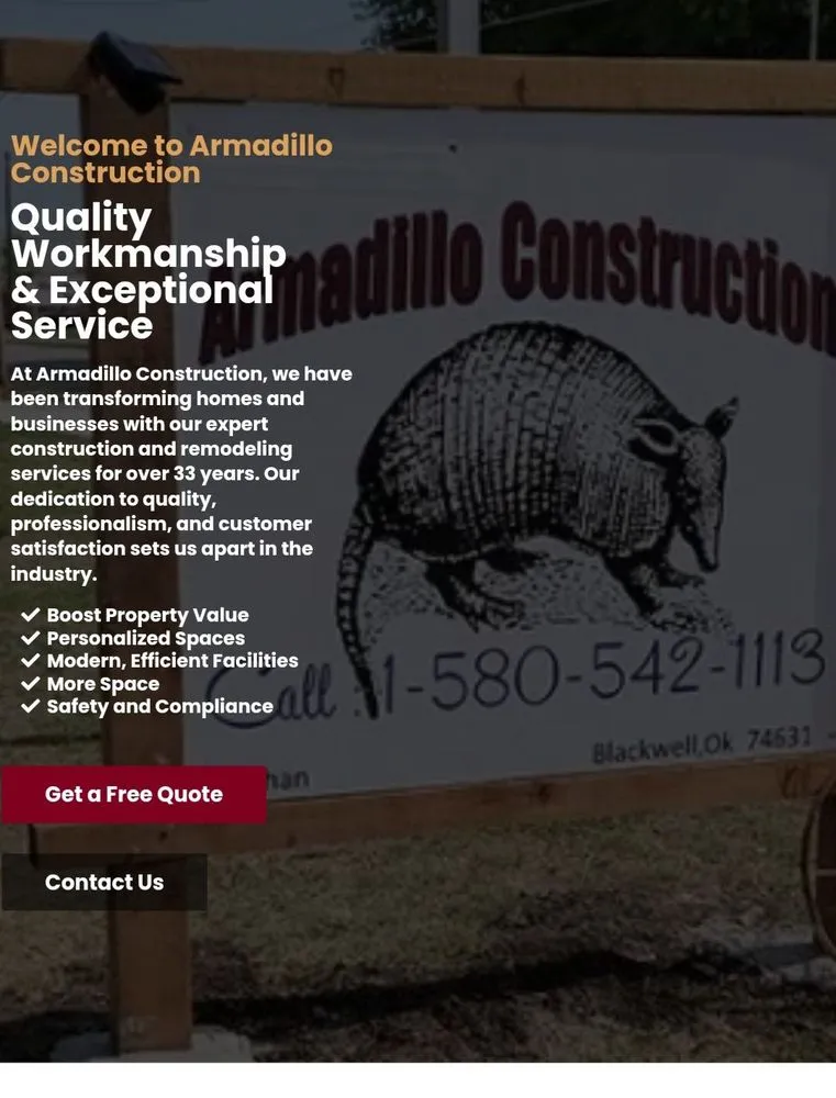 Slide of Armadillo Construction