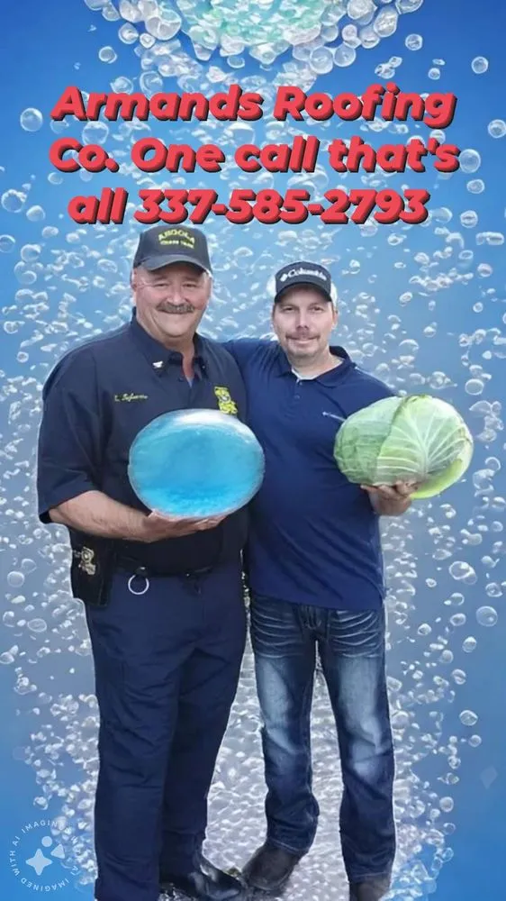 Slide of Armands Roofing