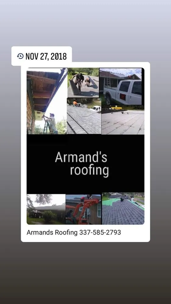 Slide of Armands Roofing