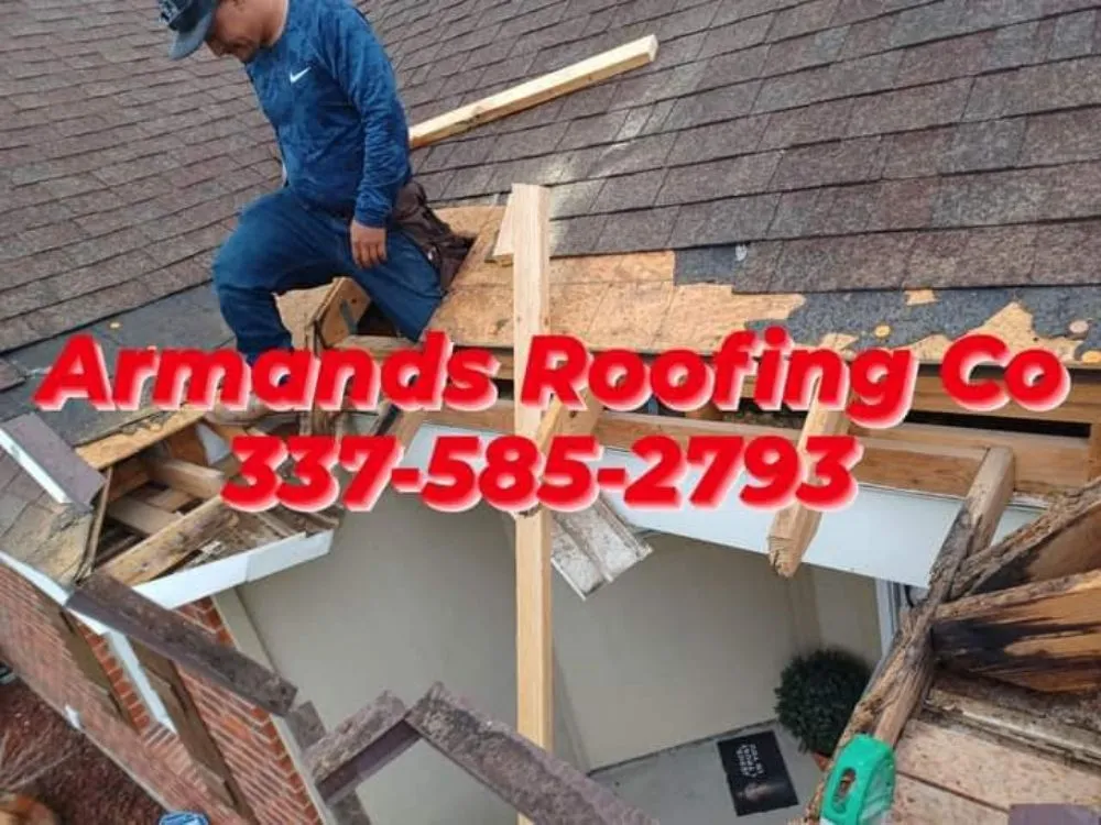 Slide of Armands Roofing