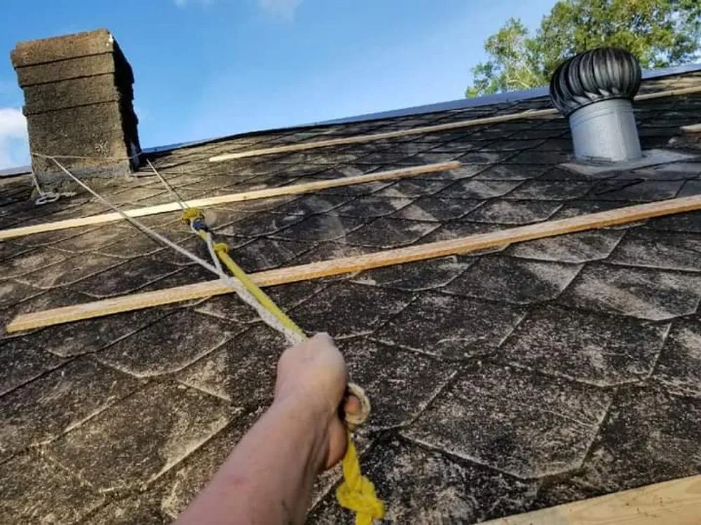 Slide of Armands Roofing