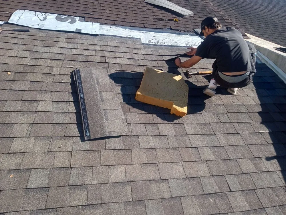 Slide of Armands Roofing