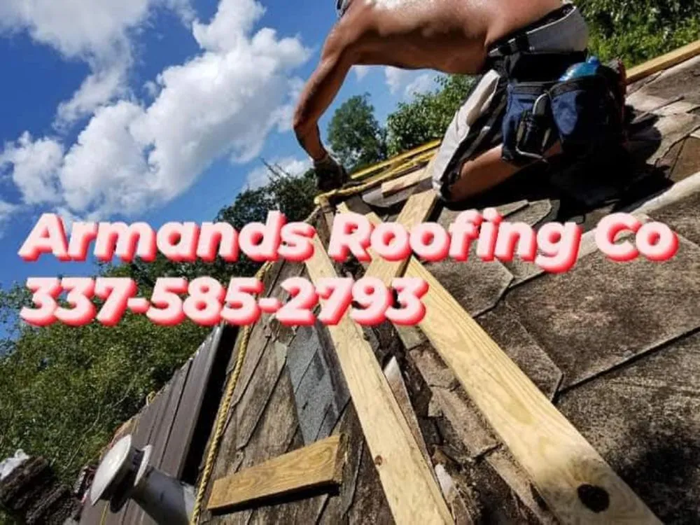 Slide of Armands Roofing