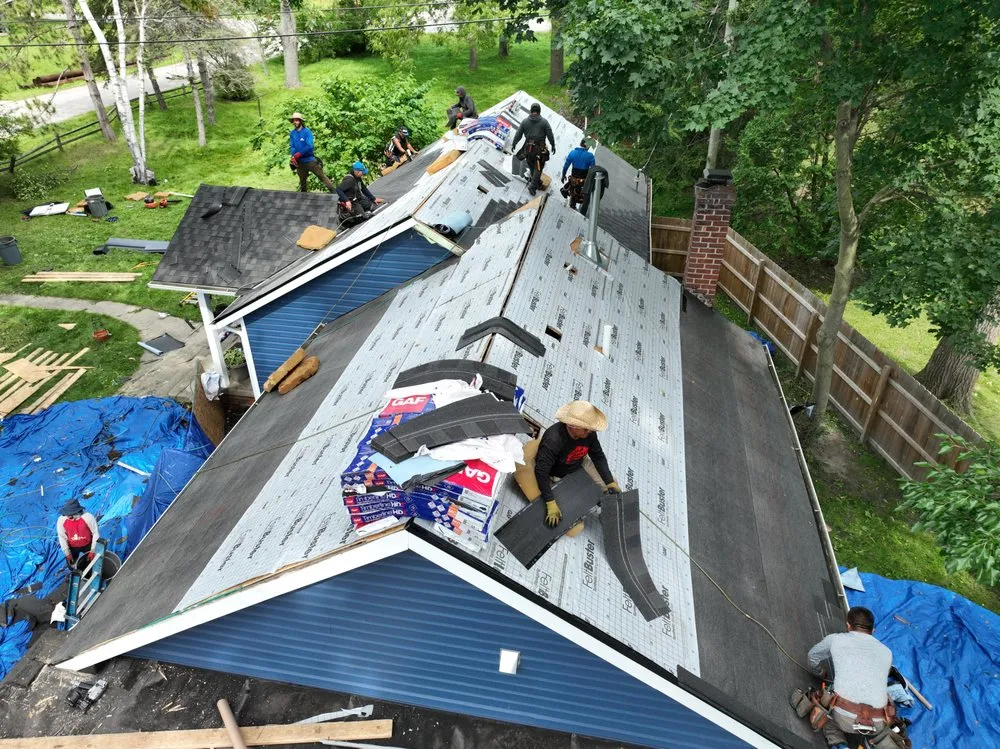Licensed shingle roofing service after storm damage across New Hudson, MI - Armor Roofing
