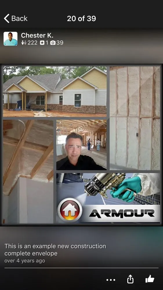 Slide of Armour Spray Foam