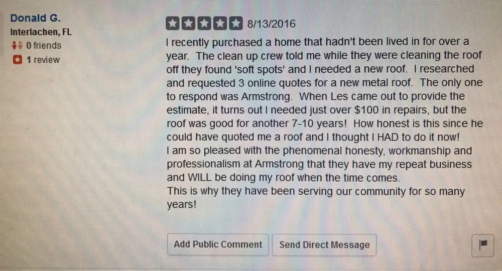 Trusted roof repair in San Mateo, FL - Armstrong Roofing