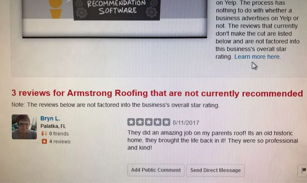Licensed roof inspection in San Mateo, FL - Armstrong Roofing
