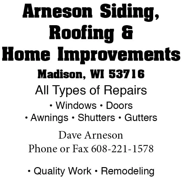 Slide of Arneson Siding & Roofing