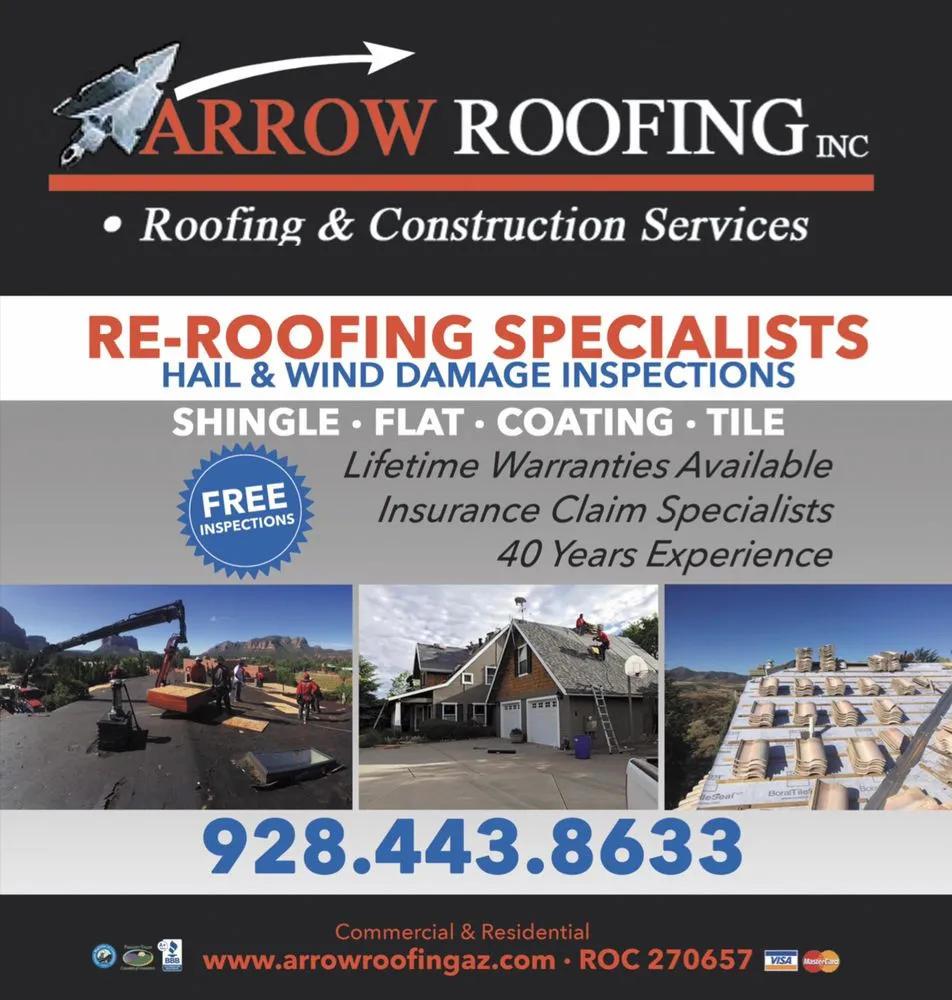 Slide of Arrow Roofing