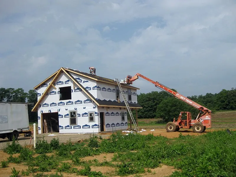 Slide of Arrow Spouting Service