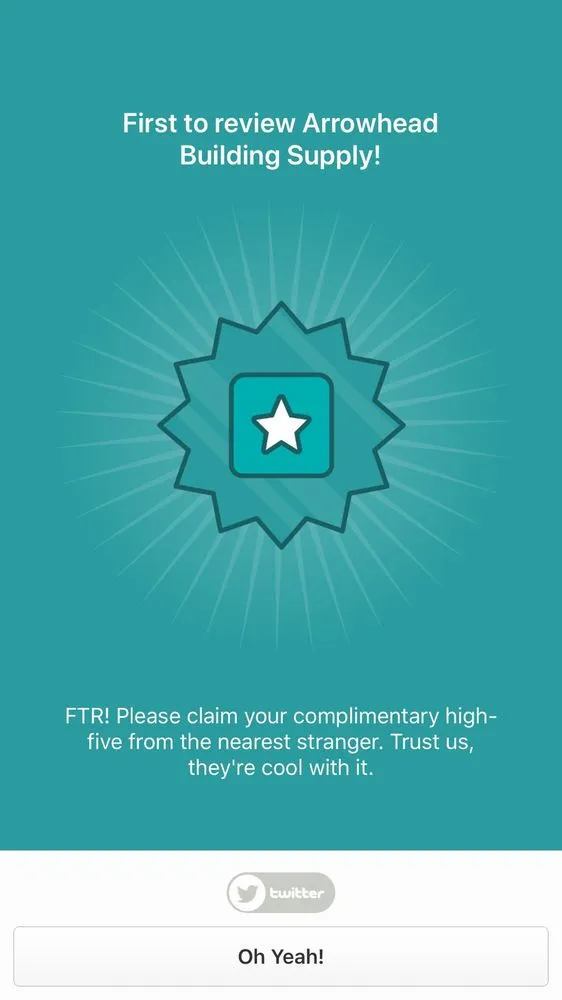 Slide of Arrowhead Building Supply