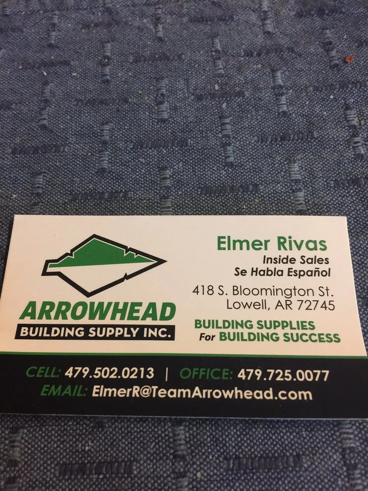 Slide of Arrowhead Building Supply