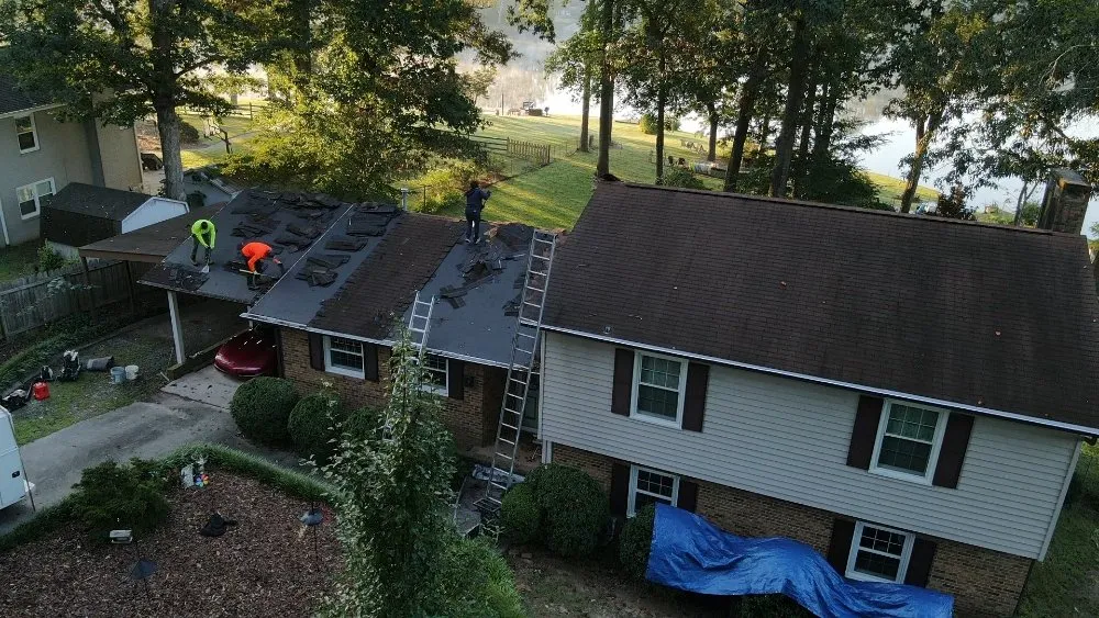 Slide of Arthur's Roofing