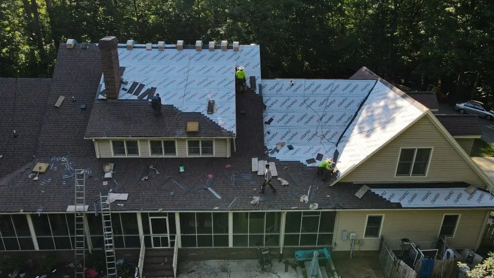 Slide of Arthur's Roofing