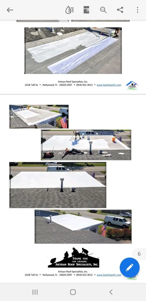 Slide of Artisan Roof Specialists